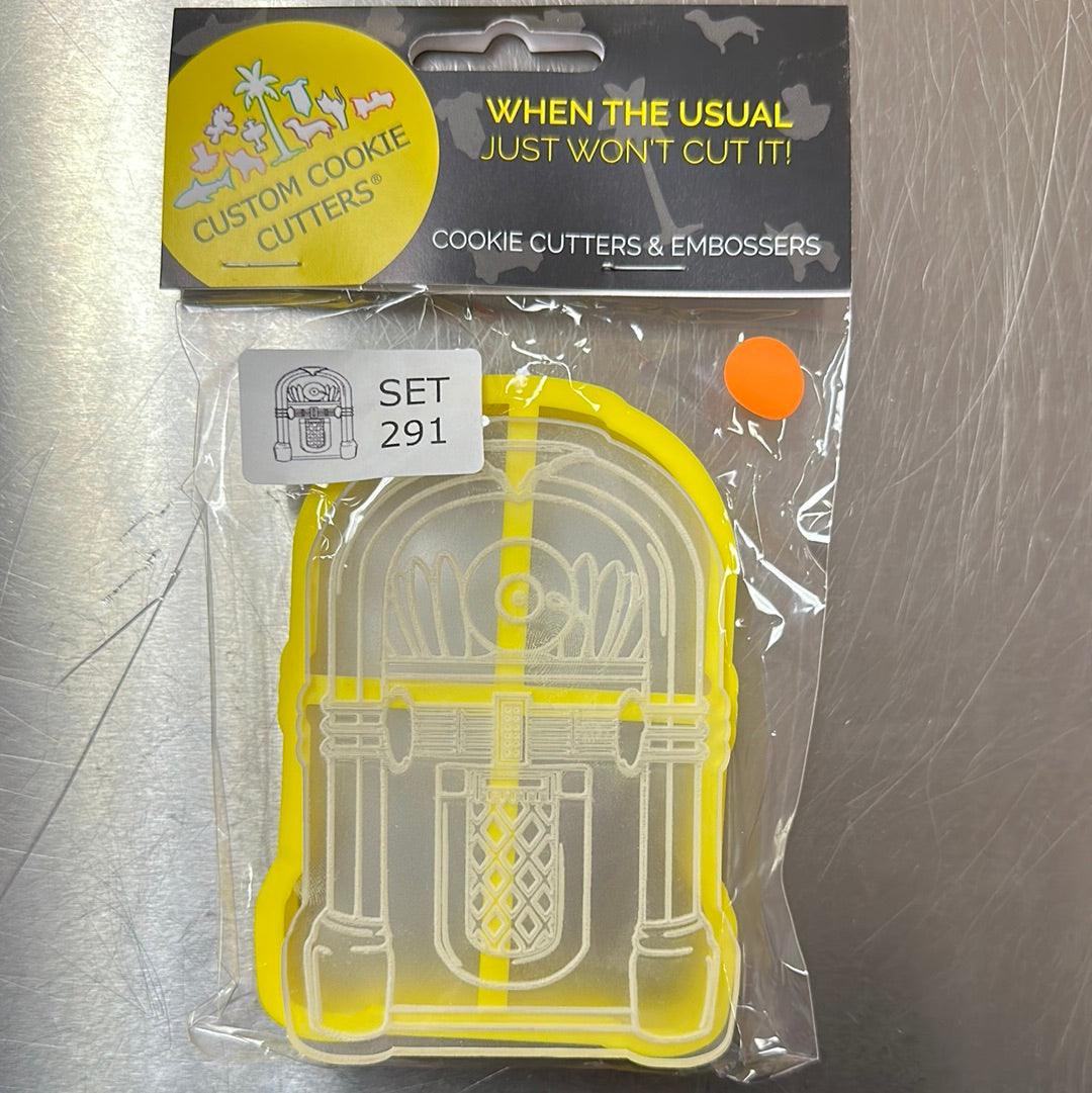 CCC Cutter & Debosser Set Juke Box - Sweet Life Cake Supply