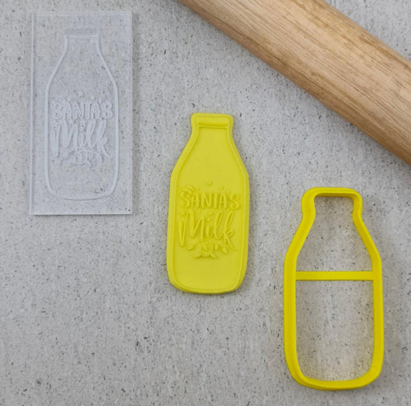 CCC Cutter & Debosser Set Santa's Milk - Sweet Life Cake Supply