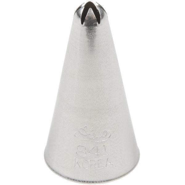 Med Tube S/S 1 Closed Star #841 - Sweet Life Cake Supply