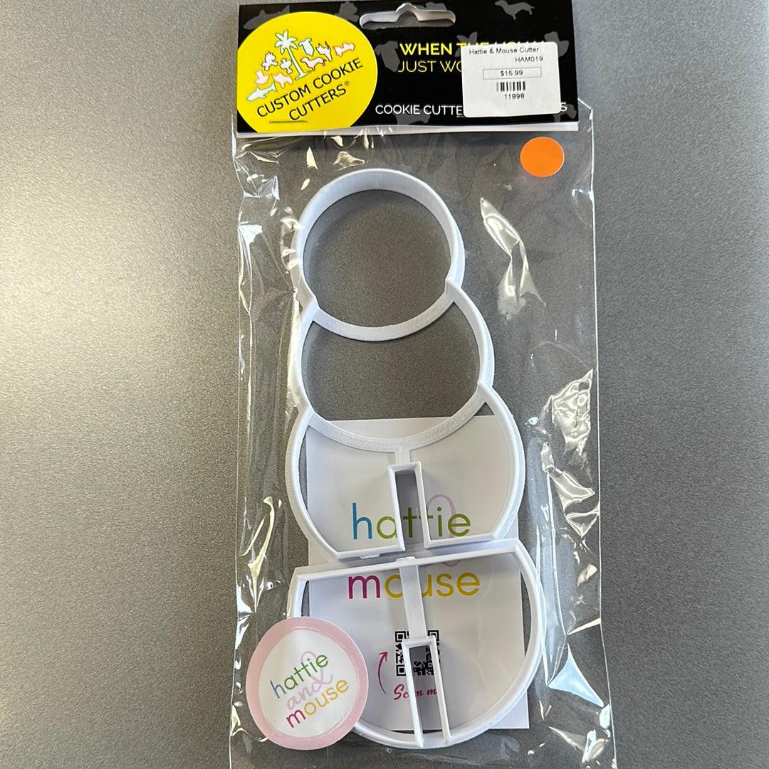 Hattie & Mouse Cutter Snowman - Sweet Life Cake Supply