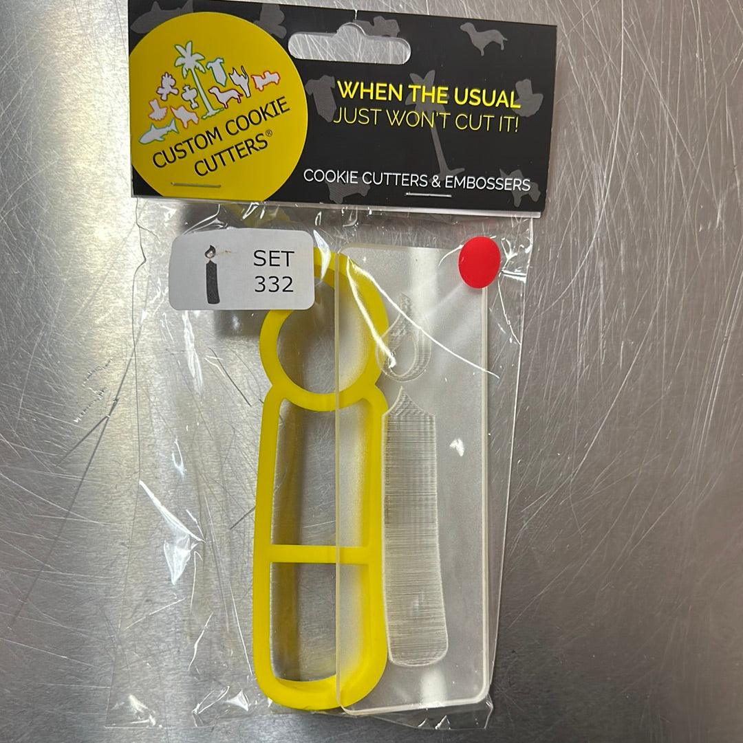 CCC Cutter & Debosser Set Candle - Sweet Life Cake Supply