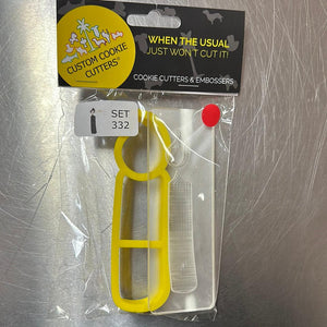 CCC Cutter & Debosser Set Candle - Sweet Life Cake Supply