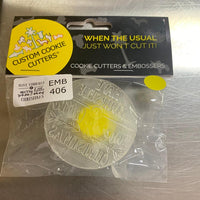 CCC Embosser Have Yourself A Merry Little Christmas Embosser - Sweet Life Cake Supply