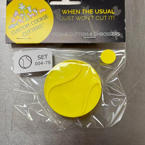 CCC Embosser Tennis Ball 51mm - Sweet Life Cake Supply
