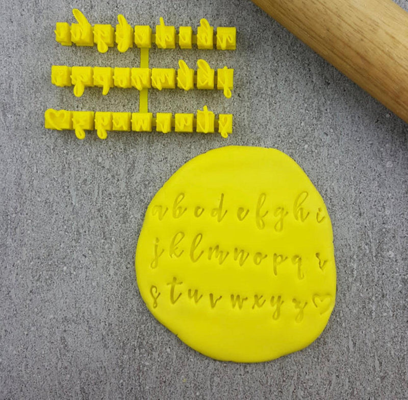 CCC Letter Stamps Script Lowercase