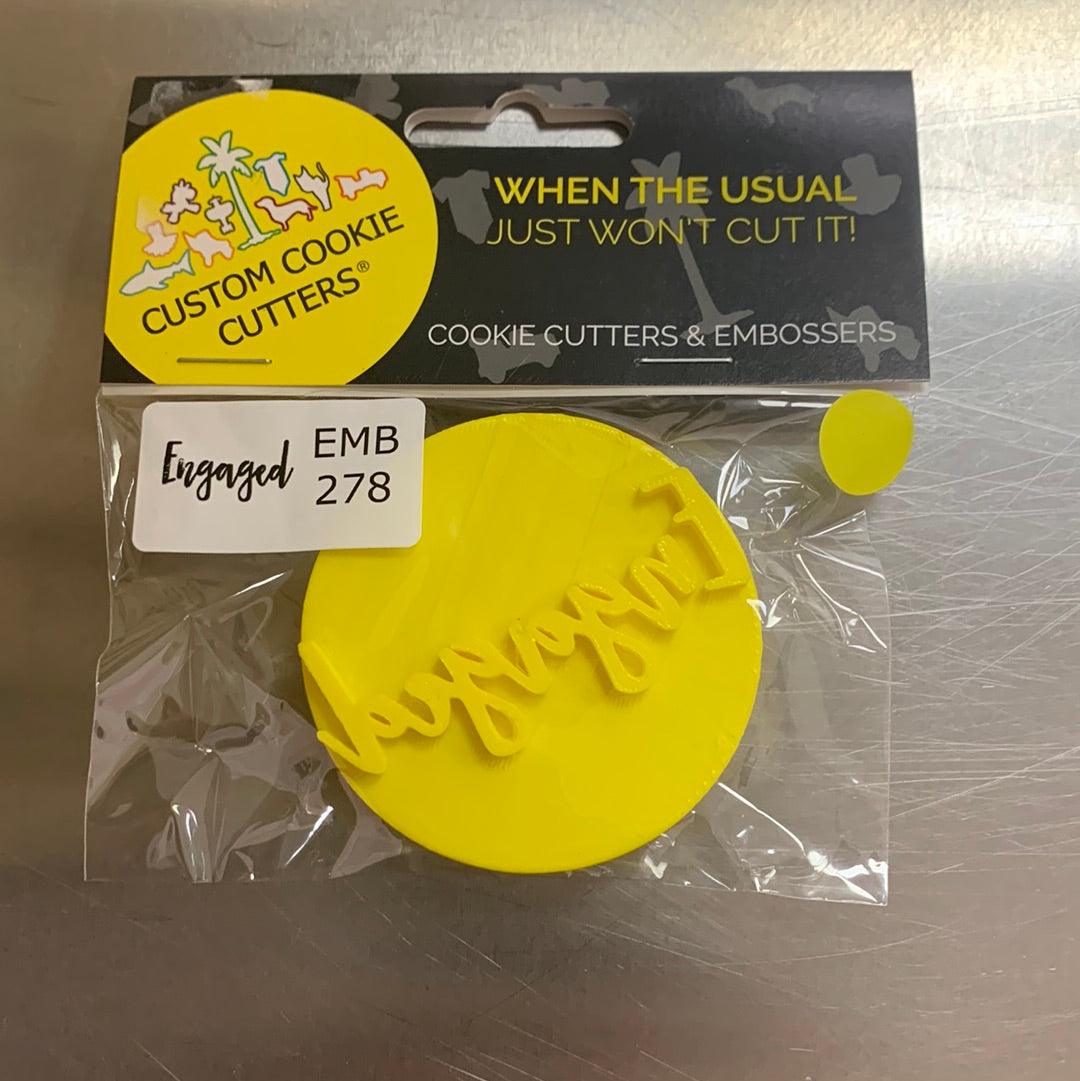 CCC Embosser Engaged Embosser - Sweet Life Cake Supply