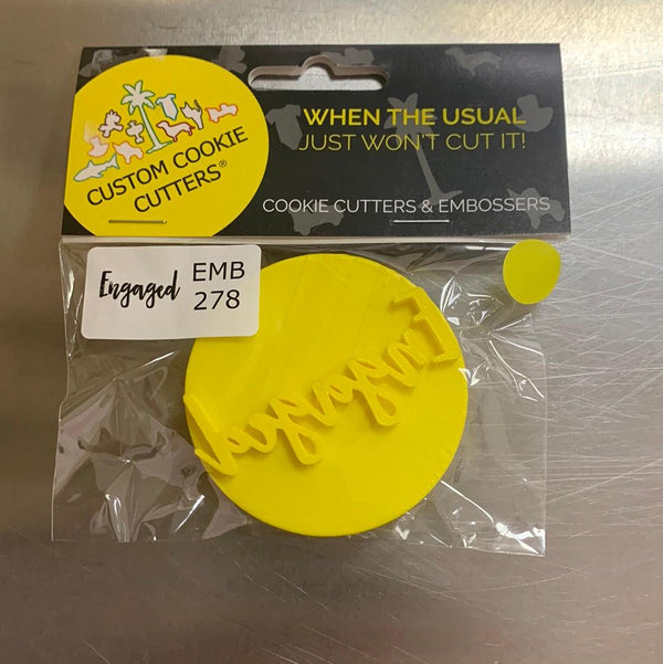 CCC Embosser Engaged Embosser - Sweet Life Cake Supply