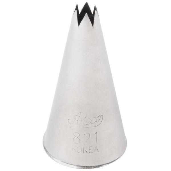 Med Tube S/S 1 Star #821 - Sweet Life Cake Supply