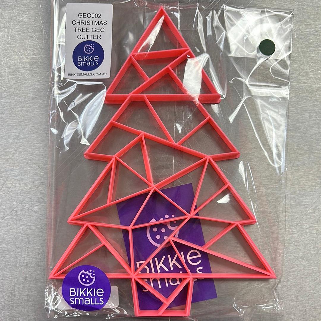 Bikkie Smalls Christmas Tree Geo Multi Cutter - Sweet Life Cake Supply