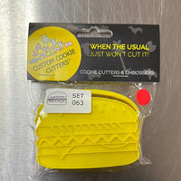 CCC Cutter & Embosser Set Burger - Sweet Life Cake Supply