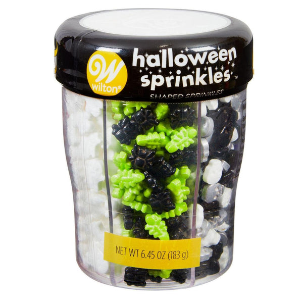 Wilton Halloween Shapes 6-Cell Sprinkles Mix, 6.45 oz - Sweet Life Cake Supply