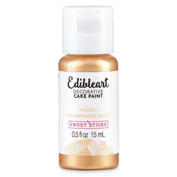 Sweet Sticks Metallic Champagne Gold Cake Paint - Sweet Life Cake Supply