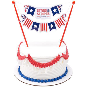 Stars and Stripes Forever Banner Layon - Sweet Life Cake Supply