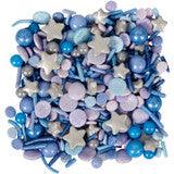 Wilton Blue Cosmic Sprinkles Mix, 10 oz.* - Sweet Life Cake Supply