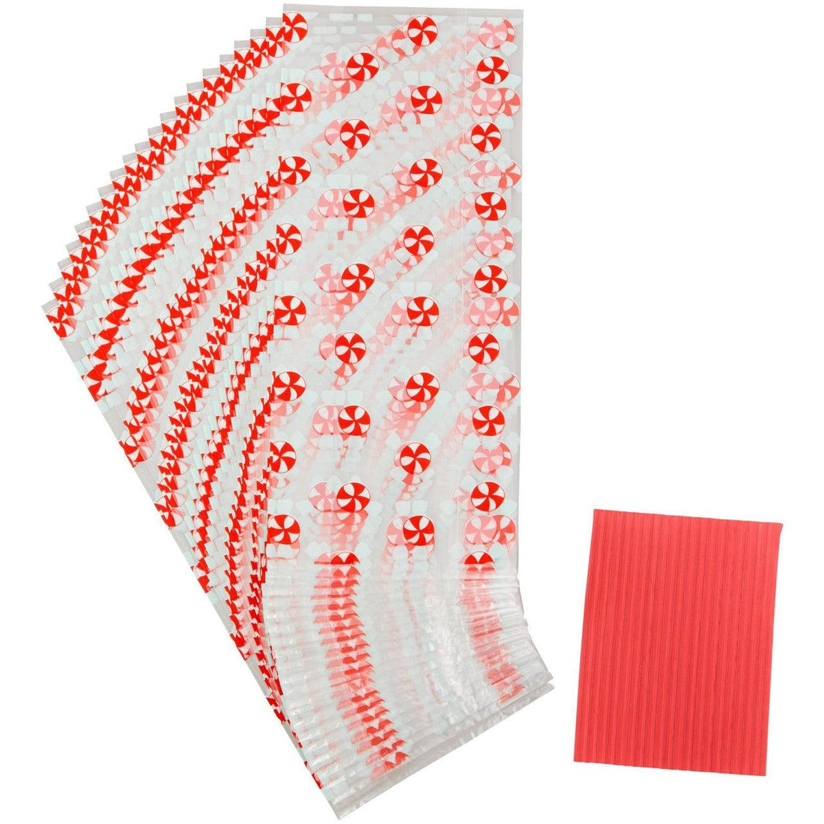 Wilton Holiday Candy Swirl Treat Bags, 20-Count - Sweet Life Cake Supply