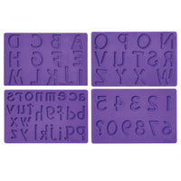 Wilton Letter/Number 4pcs Mold* - Sweet Life Cake Supply