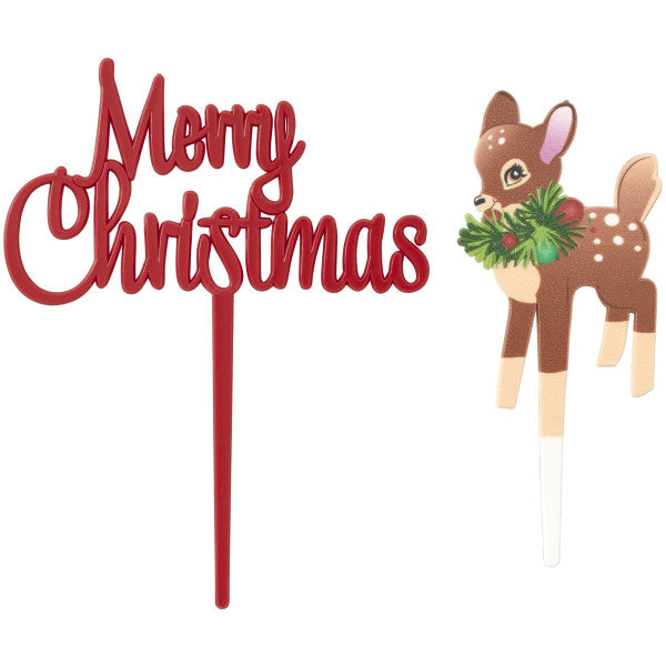 Christmas Deer Assortment Vertical Layon - Sweet Life Cake Supply