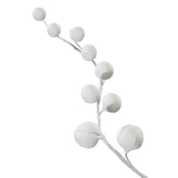 Gum Paste Flowers White Berry Spray* - Sweet Life Cake Supply