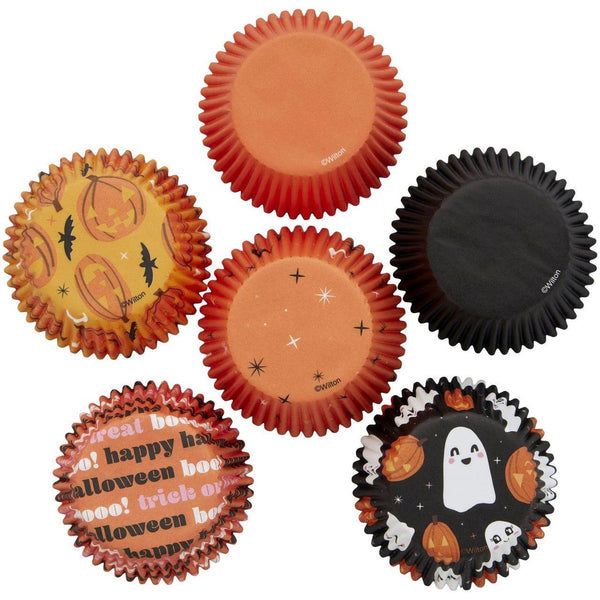 Happy Halloween Paper Halloween Cupcake Liners, 150-Count - Sweet Life Cake Supply