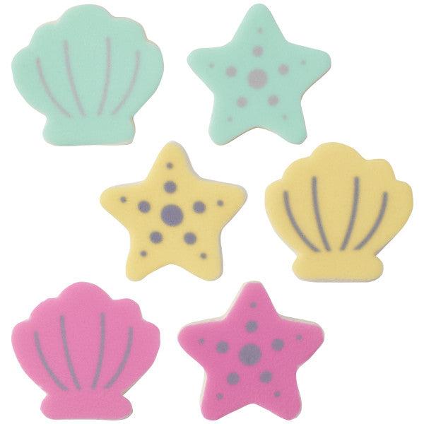 Sea Minis Sweet Décor® Edible Decorations 6pcs - Sweet Life Cake Supply