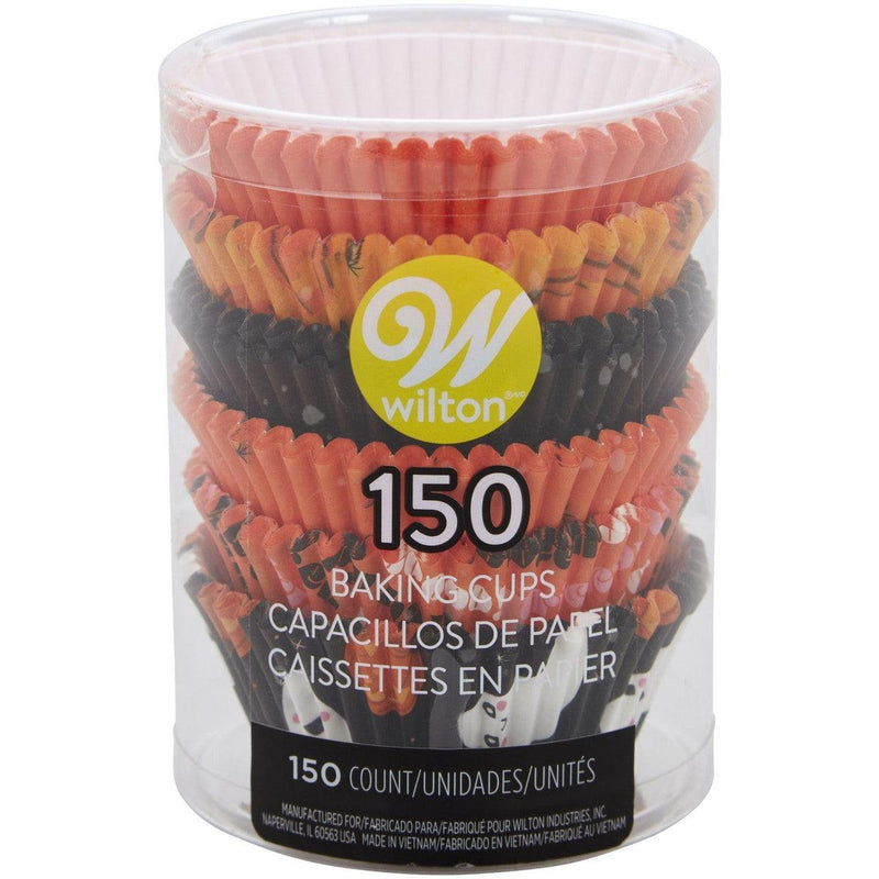 Happy Halloween Paper Halloween Cupcake Liners, 150-Count