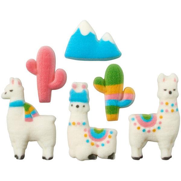 Dec On Prob Llama 6pcs - Sweet Life Cake Supply