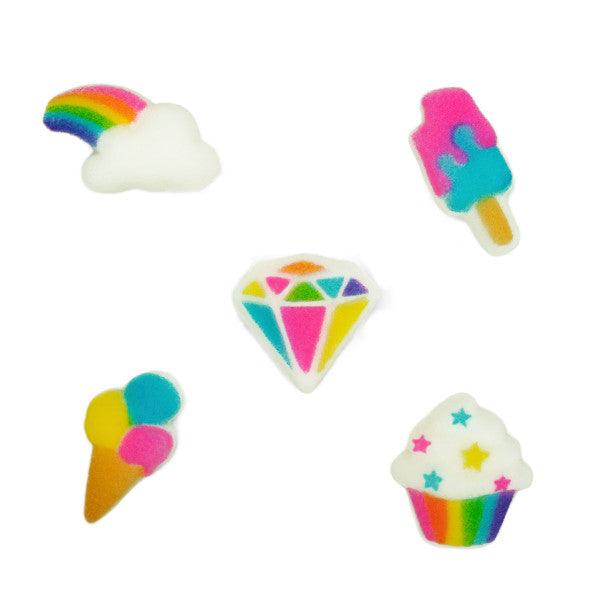 Dec On Rainbow Party 5pcs - Sweet Life Cake Supply