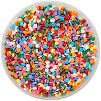 Wilton Colorful Rainbow Confetti Sprinkles Mix, 10.05 oz. Tub
