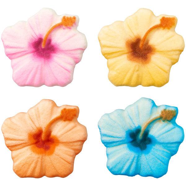 Dec On Hibiscus Asst. 4 PCS - Sweet Life Cake Supply
