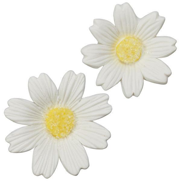 Gum Paste Flowers White Daisies* - Sweet Life Cake Supply