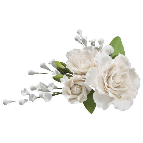 Gum Paste Flowers Gardenia Spray* - Sweet Life Cake Supply