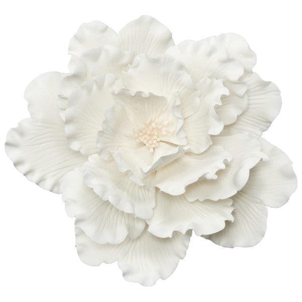 Gum Paste Flowers White Peony Large* - Sweet Life Cake Supply