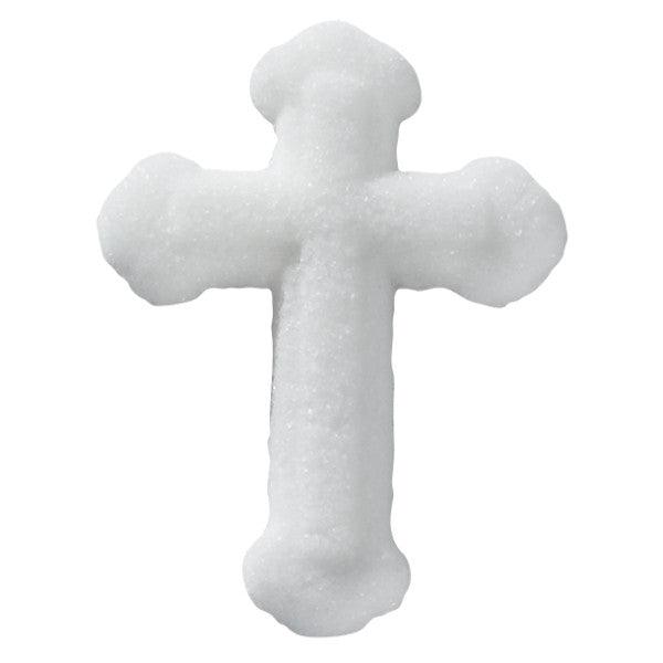 Dec On Small White Cross 6 pcs