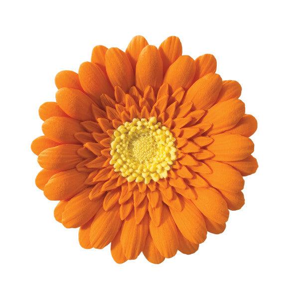 Orange Gerbera Daisy Gum Paste Flowers* - Sweet Life Cake Supply