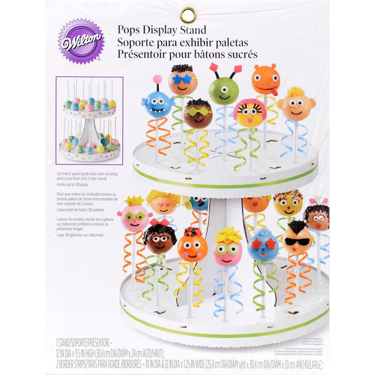 Wilton TREAT STAND POP DECORATING 2 TIER 1 CT - Sweet Life Cake Supply