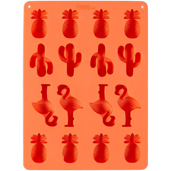 Tropical Silicone Mold, 16-Cavity - Sweet Life Cake Supply