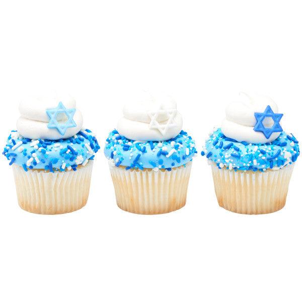 Dec On Star Of David (3 Colors) 12PK