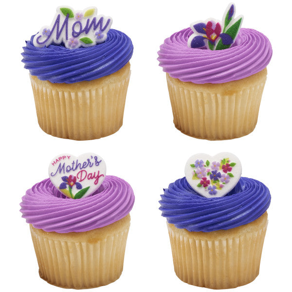 Dec-Ons® Decorations Mother's Day Blooms 4pcs - Sweet Life Cake Supply