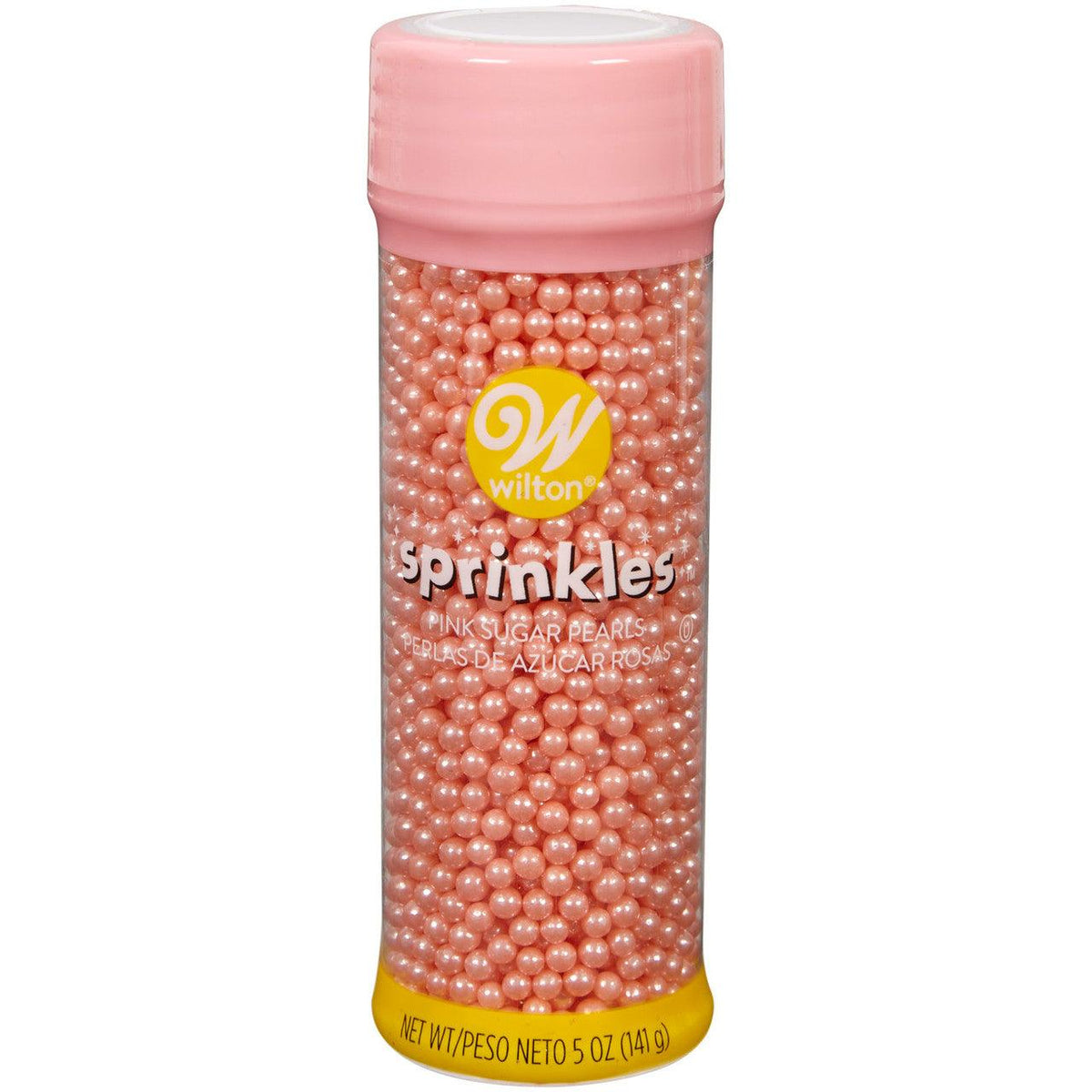 Wilton Pastel Pink Sugar Pearl Sprinkles, 5.00 oz.* - Sweet Life Cake Supply
