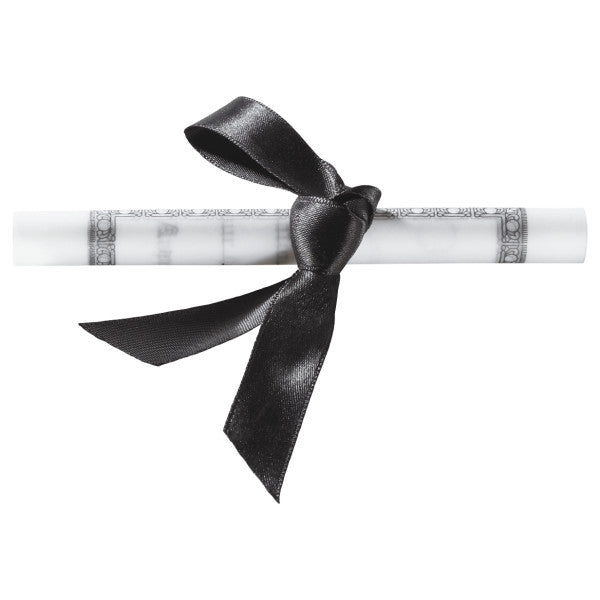 Graduation Diploma with Black Ribbon Layon 2 pcs