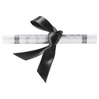 Graduation Diploma with Black Ribbon Layon