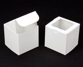 4"x4"x4" White Window Box