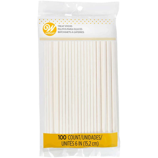 Wilton 6" Lollipop Sticks (100 Pack)* - Sweet Life Cake Supply