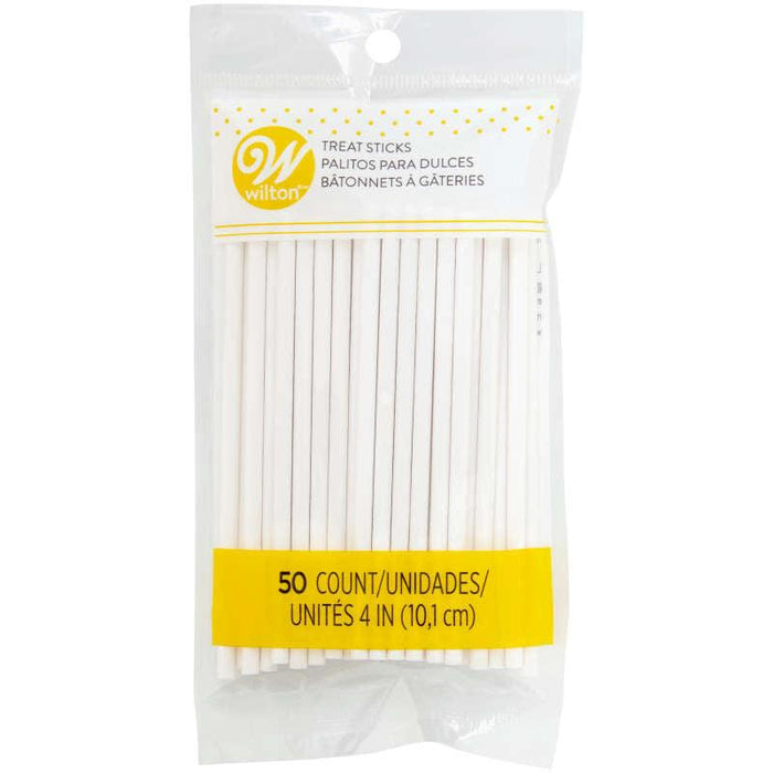 Wilton 4" Lollipop Sticks (50 Pack)* - Sweet Life Cake Supply