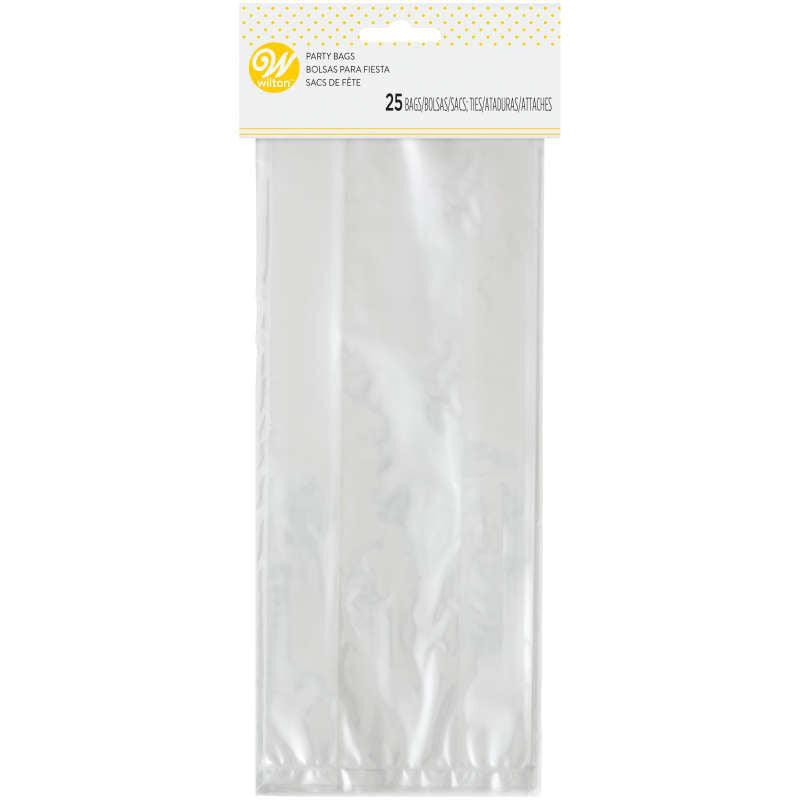 Wilton Clear 4"x9.5" Tall Treat Bags 25ct*