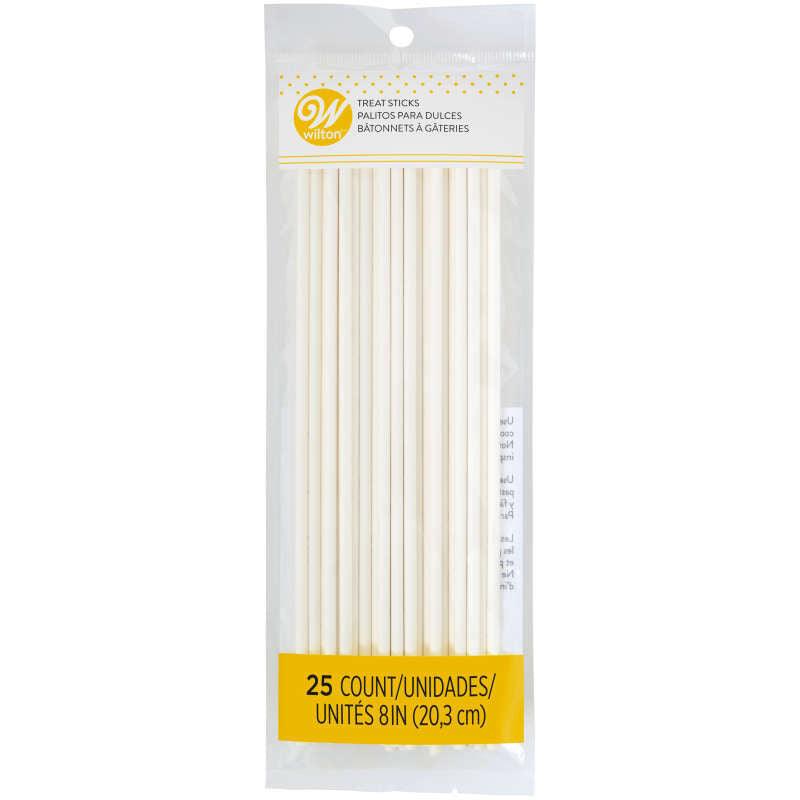 Wilton 8" Lollipop Sticks (25 Pack)* - Sweet Life Cake Supply