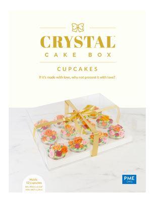 PME CRYSTAL CAKE BOX - 12 CUPCAKES*