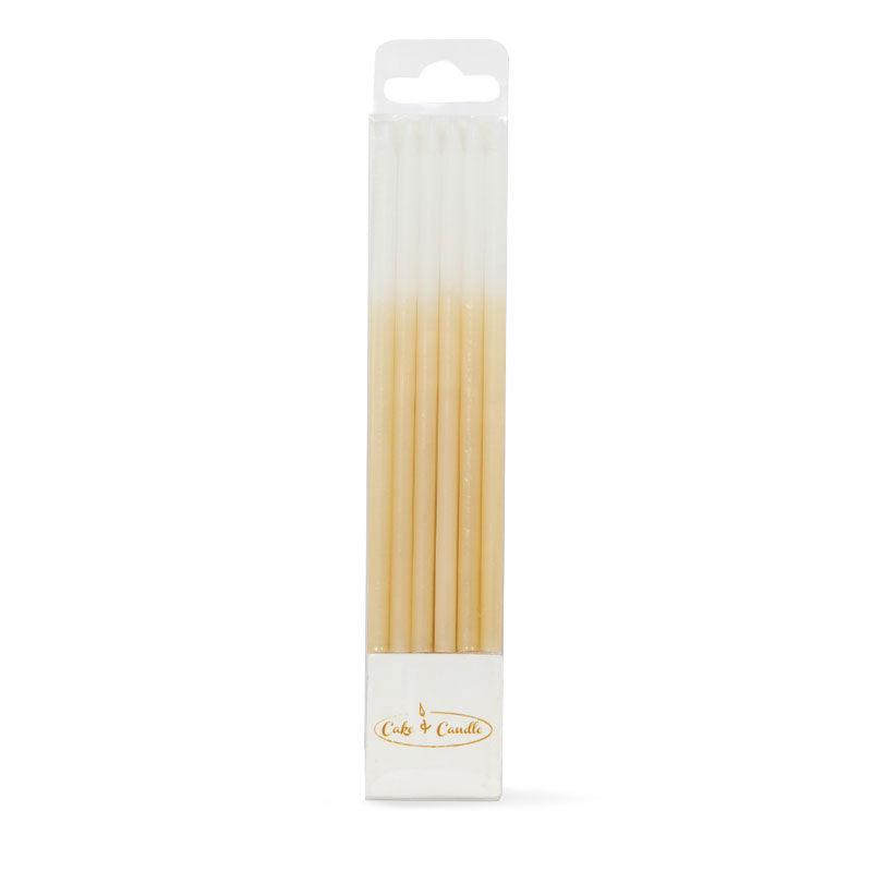 Gold Ombre Candles - Sweet Life Cake Supply