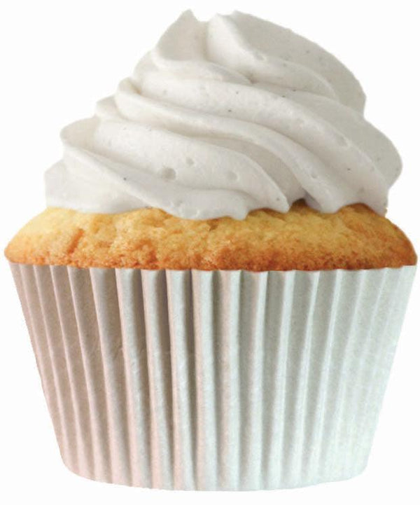 White Standard Cupcake Liners 30 count* - Sweet Life Cake Supply