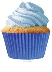 Blue Standard Cupcake Liners 30 Count* - Sweet Life Cake Supply